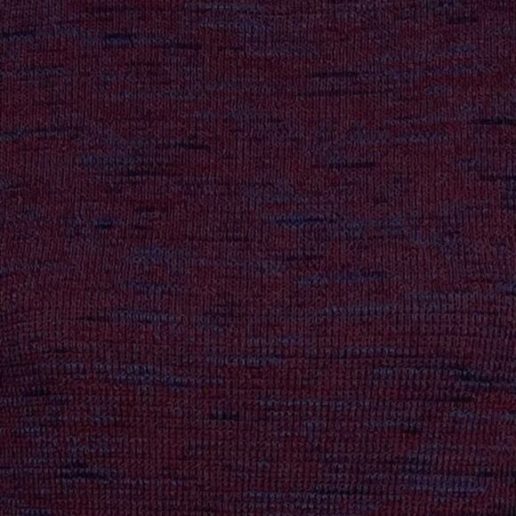 LOFT Maroon Navy Academia Office Career Knit Shift Dress NWOT Size SP - Picture 8 of 12